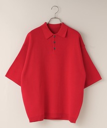 LOWRYS FARM（ローリーズファーム）の「【LFM(U)】スウェットライクニットポロＳＳ　 670536（Tシャツ/カットソー）」