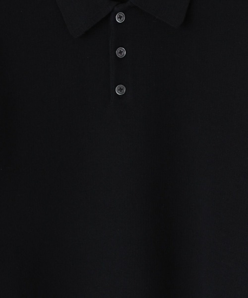 LOWRYS FARM（ローリーズファーム）の「【LFM(U)】スウェットライクニットポロＳＳ　 670536（Tシャツ/カットソー・メンズ・その他/レッド/ネイビー・FREE）」の9枚目の写真