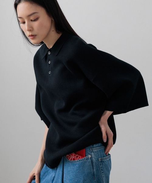 LOWRYS FARM(ローリーズファーム)の「【LFM(U)】スウェットライクニットポロSS 670536(Tシャツ/カットソー・メンズ・その他/レッド/ネイビー・FREE)」の21枚目の写真