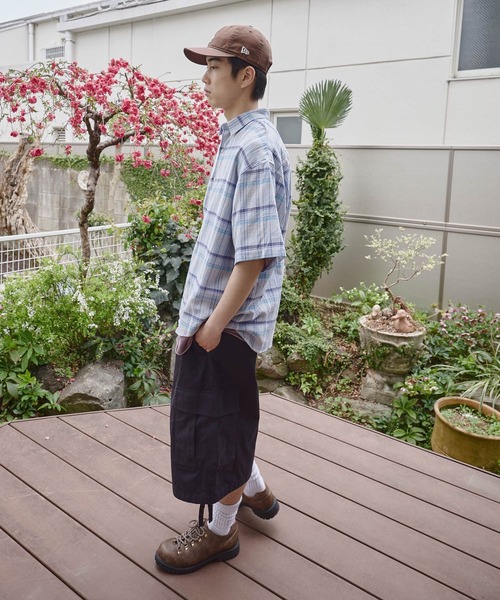 niko and...(ニコアンド)の「マドラスドビーチェックシャツ(シャツ/ブラウス・メンズ・サックスブルー/イエロー/ピンク・LARGE/MEDIUM)」の5枚目の写真