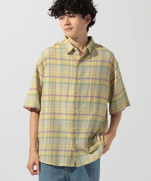 niko and...(ニコアンド)の「マドラスドビーチェックシャツ(シャツ/ブラウス・メンズ・サックスブルー/イエロー/ピンク・LARGE/MEDIUM)」の19枚目の写真
