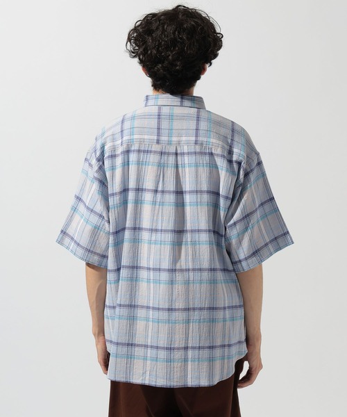 niko and...(ニコアンド)の「マドラスドビーチェックシャツ(シャツ/ブラウス・メンズ・サックスブルー/イエロー/ピンク・LARGE/MEDIUM)」の15枚目の写真