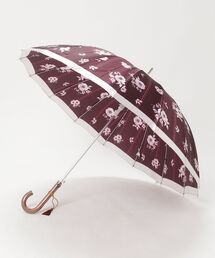 RAMUDA（ラムダ）の「16本骨　切り替え花柄C　タッセル付き　ジャンプ傘（長傘）」