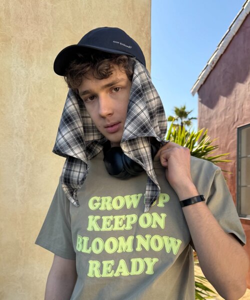 CIAOPANIC TYPY(チャオパニックティピー)の「【UNISEX】バンダナ付きナイロンロゴキャップ(キャップ・メンズ・ブラック/ベージュ/ネイビー/レッド・ONE SIZE)」の10枚目の写真