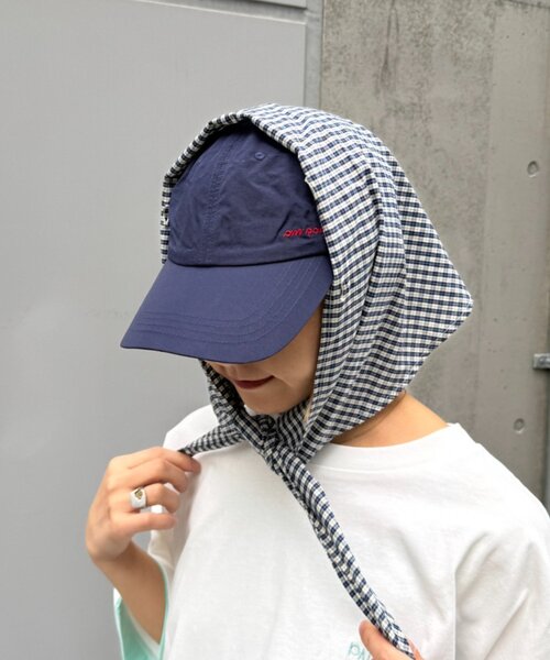 UNISEX】バンダナ付きナイロンロゴキャップ(キャップ)|CIAOPANIC UNISEX】バンダナ付きナイロンロゴキャップ(キャップ)|CIAOPANIC