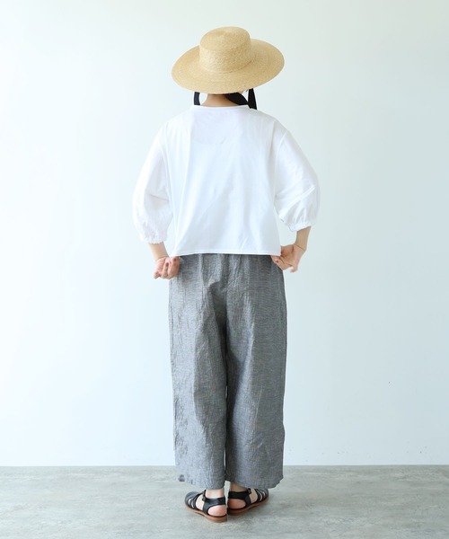 yuni（ユニ　）の「△L/C/Pe washer gum tuck pants（その他パンツ・レディース・ブラック/その他/ブラウン・FREE）」の15枚目の写真