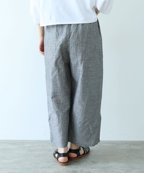 yuni（ユニ　）の「△L/C/Pe washer gum tuck pants（その他パンツ・レディース・ブラック/その他/ブラウン・FREE）」の11枚目の写真