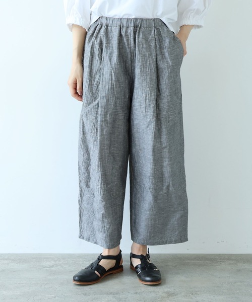 yuni（ユニ　）の「△L/C/Pe washer gum tuck pants（その他パンツ・レディース・ブラック/その他/ブラウン・FREE）」の16枚目の写真