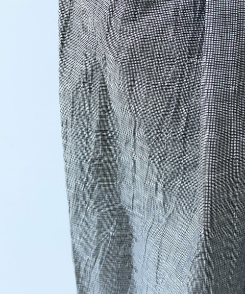 yuni（ユニ　）の「△L/C/Pe washer gum tuck pants（その他パンツ・レディース・ブラック/その他/ブラウン・FREE）」の4枚目の写真