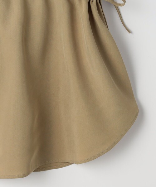 NOLLEY’S（ノーリーズ）の「《セットアップ対応》ウォッシャブルサンドウォッシュシャツ（シャツ/ブラウス・レディース・ベージュ/チャコールグレー・38）」の4枚目の写真