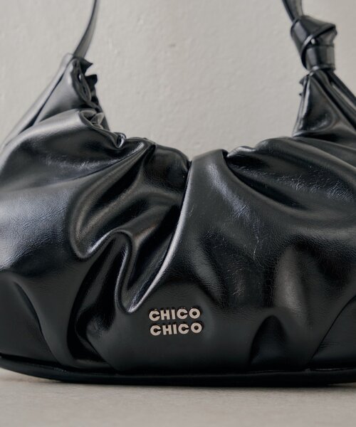 Chico（チコ）の「リボンギャザーサークルバッグ（ショルダーバッグ・レディース・ピンク/ブラック/アイボリー/ブルー・FREE）」の15枚目の写真