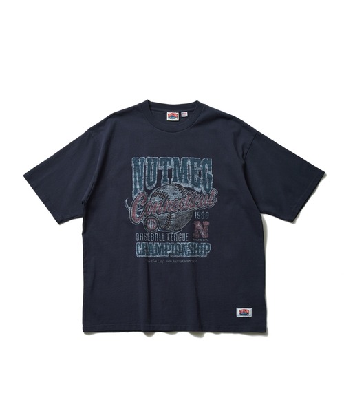 NutmegMills(ナツメグミルズ)の「【NUTMEG/ナツメグ】 ChampionshipT(Tシャツ/カットソー・メンズ・ホワイト/ネイビー/チャコール/グレー/ブラック・L/LL/M)」の5枚目の写真