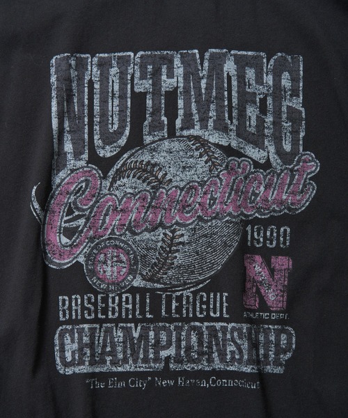 NutmegMills(ナツメグミルズ)の「【NUTMEG/ナツメグ】 ChampionshipT(Tシャツ/カットソー・メンズ・ホワイト/ネイビー/チャコール/グレー/ブラック・L/LL/M)」の10枚目の写真