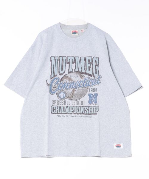 NutmegMills(ナツメグミルズ)の「【NUTMEG/ナツメグ】 ChampionshipT(Tシャツ/カットソー・メンズ・ホワイト/ネイビー/チャコール/グレー/ブラック・L/LL/M)」の17枚目の写真