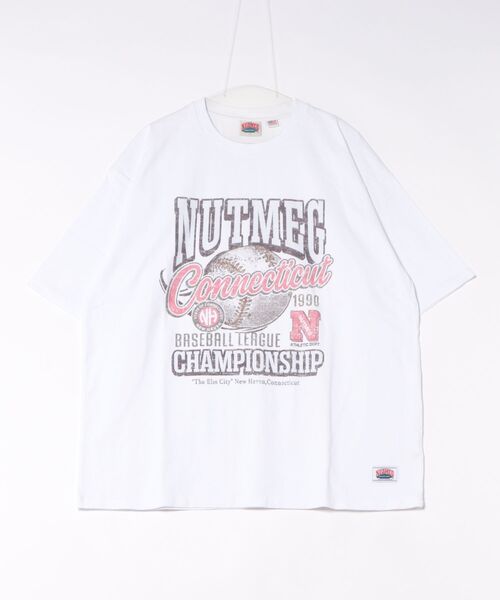 NutmegMills(ナツメグミルズ)の「【NUTMEG/ナツメグ】 ChampionshipT(Tシャツ/カットソー・メンズ・ホワイト/ネイビー/チャコール/グレー/ブラック・L/LL/M)」の18枚目の写真