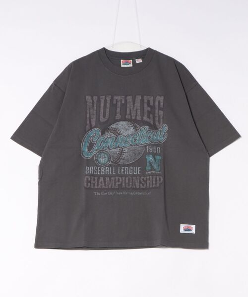 NutmegMills(ナツメグミルズ)の「【NUTMEG/ナツメグ】 ChampionshipT(Tシャツ/カットソー・メンズ・ホワイト/ネイビー/チャコール/グレー/ブラック・L/LL/M)」の15枚目の写真