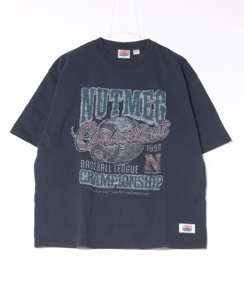 NutmegMills(ナツメグミルズ)の「【NUTMEG/ナツメグ】 ChampionshipT(Tシャツ/カットソー・メンズ・ホワイト/ネイビー/チャコール/グレー/ブラック・L/LL/M)」の16枚目の写真