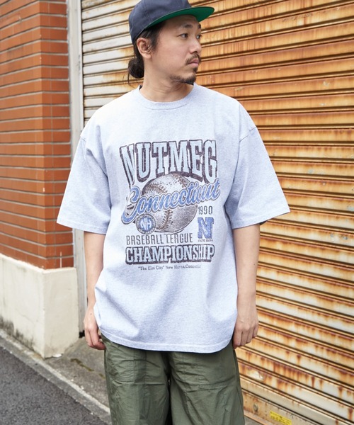 NutmegMills(ナツメグミルズ)の「【NUTMEG/ナツメグ】 ChampionshipT(Tシャツ/カットソー・メンズ・ホワイト/ネイビー/チャコール/グレー/ブラック・L/LL/M)」の19枚目の写真