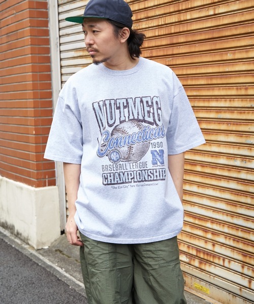 NutmegMills(ナツメグミルズ)の「【NUTMEG/ナツメグ】 ChampionshipT(Tシャツ/カットソー・メンズ・ホワイト/ネイビー/チャコール/グレー/ブラック・L/LL/M)」の20枚目の写真