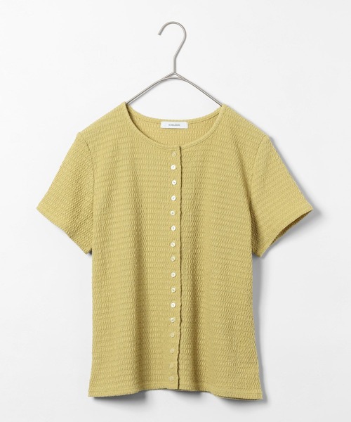 GLOBAL WORK（グローバルワーク）の「膨れジャガードカーディガンプルオーバー/663961（Tシャツ/カットソー・レディース・アイボリー/ブラウン/マスタード・LARGE/MEDIUM）」の21枚目の写真