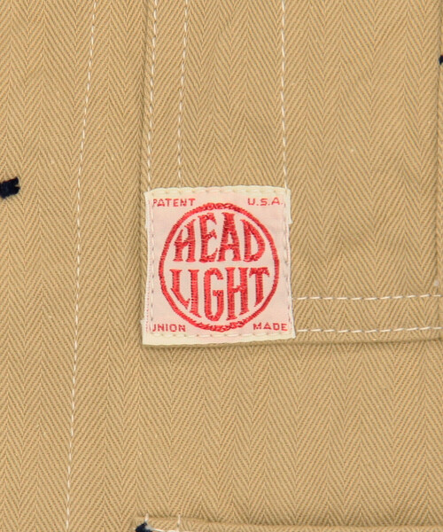 HEAD LIGHT(ヘッドライト)の「HEADLIGHT | ヘリンボーンツイル ワークジャケット WOMEN(カバーオール・レディース・ベージュ系その他・36)」の8枚目の写真
