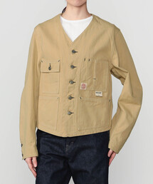 HEAD LIGHT（ヘッドライト）の「HEADLIGHT | ヘリンボーンツイル ワークジャケット WOMEN（カバーオール）」