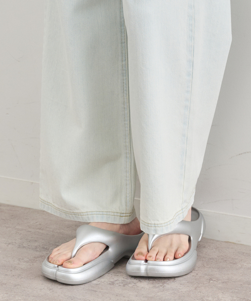 PAES/ぺイズ New Flip Flop metal Line（サンダル）｜U by SPICK&SPAN