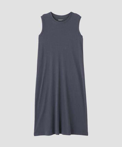 MARGARET HOWELL(マーガレットハウエル)の「HIGHTWIST COTTON JERSEY DRESS(ワンピース・レディース・ダークグレー・FREE)」の5枚目の写真