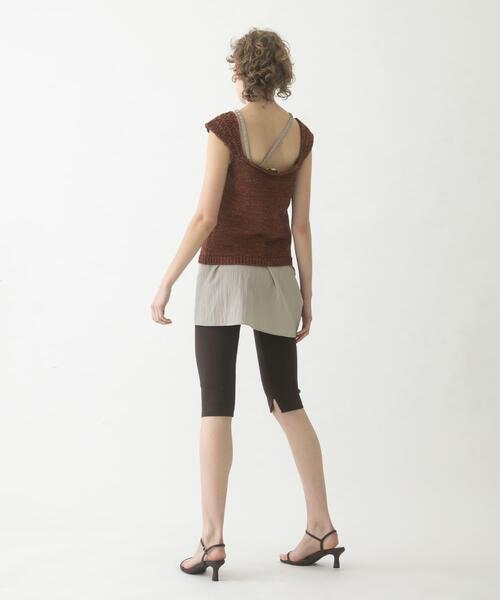 LAATO(ラート)の「half leggings(レギンス/スパッツ・レディース・ブラウン/ライトブラウン・FREE)」の12枚目の写真