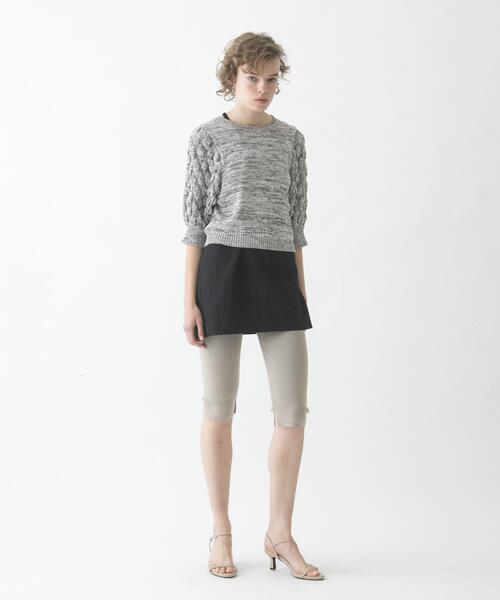 LAATO(ラート)の「half leggings(レギンス/スパッツ・レディース・ブラウン/ライトブラウン・FREE)」の3枚目の写真