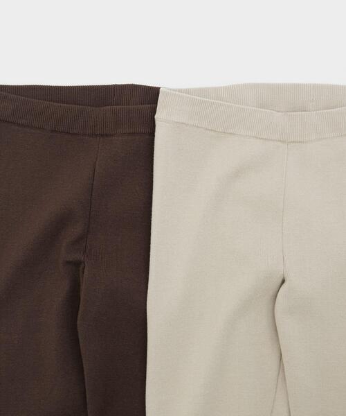 LAATO(ラート)の「half leggings(レギンス/スパッツ・レディース・ブラウン/ライトブラウン・FREE)」の7枚目の写真