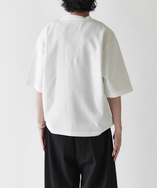 Lui's（ルイス）の「サマーミラノBIGTシャツ（Tシャツ/カットソー・メンズ・ホワイト/ブラック/チャコールグレー・S/M）」の8枚目の写真