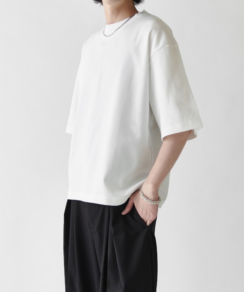 Lui's（ルイス）の「サマーミラノBIGTシャツ（Tシャツ/カットソー・メンズ・ホワイト/ブラック/チャコールグレー・S/M）」の6枚目の写真