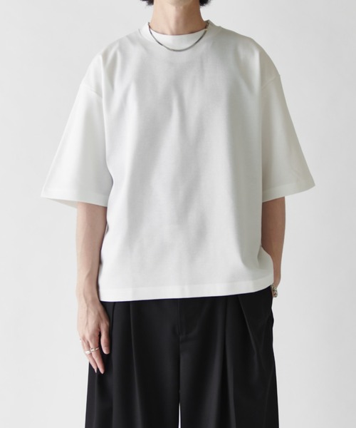 Lui's（ルイス）の「サマーミラノBIGTシャツ（Tシャツ/カットソー・メンズ・ホワイト/ブラック/チャコールグレー・S/M）」の4枚目の写真