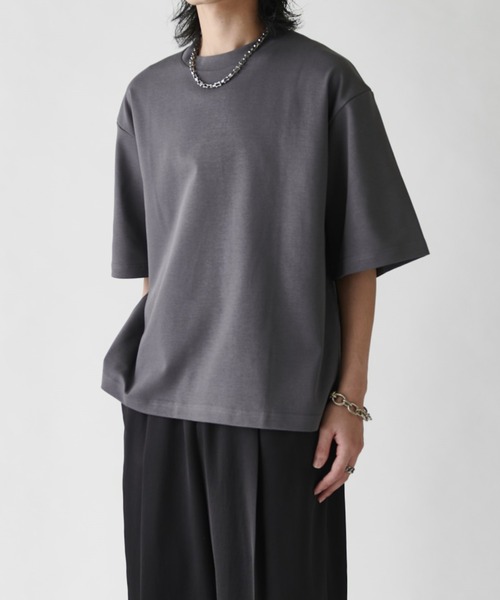 Lui's（ルイス）の「サマーミラノBIGTシャツ（Tシャツ/カットソー・メンズ・ホワイト/ブラック/チャコールグレー・S/M）」の21枚目の写真