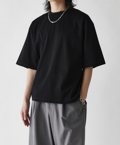 Lui's（ルイス）の「サマーミラノBIGTシャツ（Tシャツ/カットソー・メンズ・ホワイト/ブラック/チャコールグレー・S/M）」の13枚目の写真