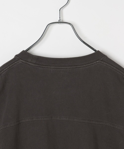 LEPSIM(レプシィム)の「ピグメントBIGT 670140(Tシャツ/カットソー・レディース・カーキ/オレンジ/オフホワイト/チャコールグレー・FREE)」の18枚目の写真
