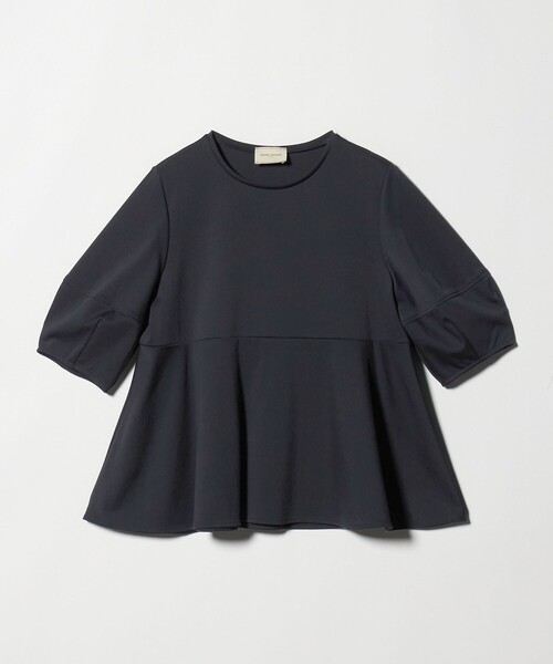 UNITED ARROWS(ユナイテッドアローズ)の「ポンチ ペプラム ショートスリーブ カットソー(Tシャツ/カットソー・レディース・ブラック/ホワイト/ネイビー・FREE)」の16枚目の写真
