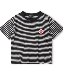 Daddy Oh Daddy | 【ジュニア・スクールサイズあり】ボーダー半袖Tシャツ(Tシャツ/カットソー)