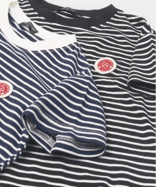 Daddy Oh Daddy（ダディーオーダディー）の「【ジュニア・スクールサイズあり】ボーダー半袖Tシャツ（Tシャツ/カットソー・キッズ・ブラック/ネイビー・100/110/120/130/140/150/160）」の7枚目の写真