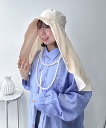 AS KNOW AS plus（アズノゥアズプラス）の「紫外線防止 UVカット ポンチョハット（ハット）」