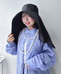 紫外線防止 UVカット ポンチョハット