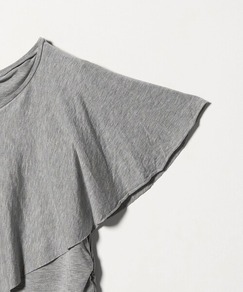 ATTISESSION(アティセッション)の「<ATTISESSION>レイヤード ラップ Tシャツ(Tシャツ/カットソー・レディース・グレー系/オフホワイト・FREE)」の15枚目の写真