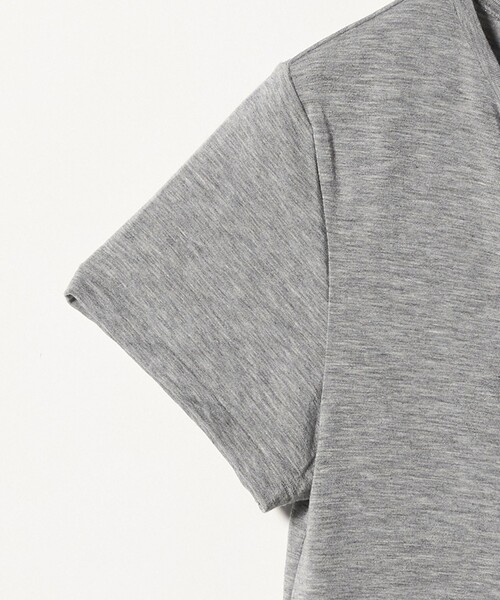 ATTISESSION(アティセッション)の「<ATTISESSION>レイヤード ラップ Tシャツ(Tシャツ/カットソー・レディース・グレー系/オフホワイト・FREE)」の16枚目の写真