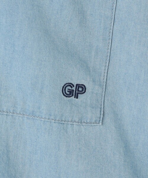 Grand PARK(グランドパーク)の「ドロスト付き 半袖シャツ(シャツ/ブラウス・レディース・カーキ/サックスブルー/ベージュ・FREE)」の20枚目の写真