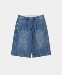 UNIFORM BRIDGE（ユニフォームブリッジ）の「double knee denim shorts indigo（デニムパンツ）」