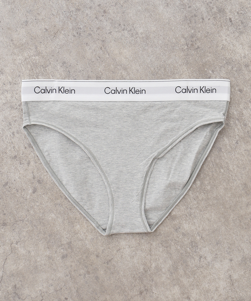 Calvin Klein（カルバン・クライン）の「Calvin Klein / カルバン クライン HIGH WAIST BIKINI（その他アンダーウェア/インナー・レディース・ブラック/グレー・LARGE/MEDIUM）」の2枚目の写真