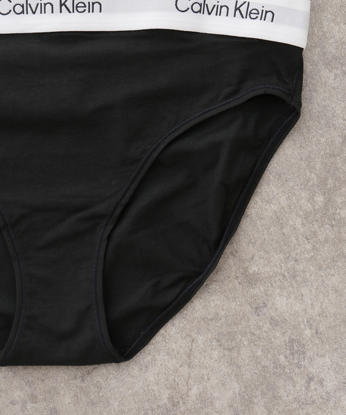 Calvin Klein（カルバン・クライン）の「Calvin Klein / カルバン クライン HIGH WAIST BIKINI（その他アンダーウェア/インナー・レディース・ブラック/グレー・LARGE/MEDIUM）」の4枚目の写真