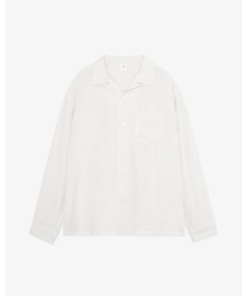 Classic Dot Open Collar Shirt（シャツ/ブラウス）｜FRONT 11201