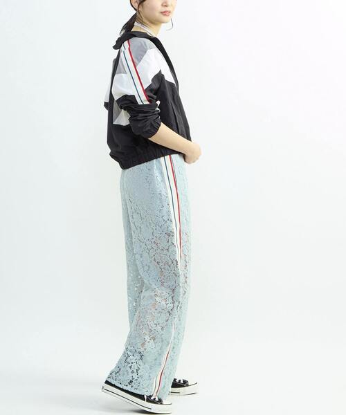 CONVERSE TOKYO(コンバーストウキョウ)の「SIDE LINE LACE PANTS(その他パンツ・レディース・ブラック/ブルー・FREE)」の15枚目の写真